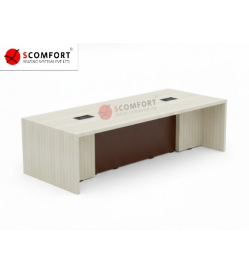 Scomfort SC-CON 7 Modern Conference Table with Pop-Up Box